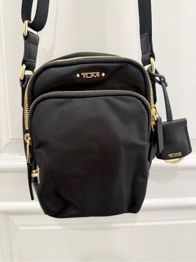 Tumi Black Logo Patch Interior